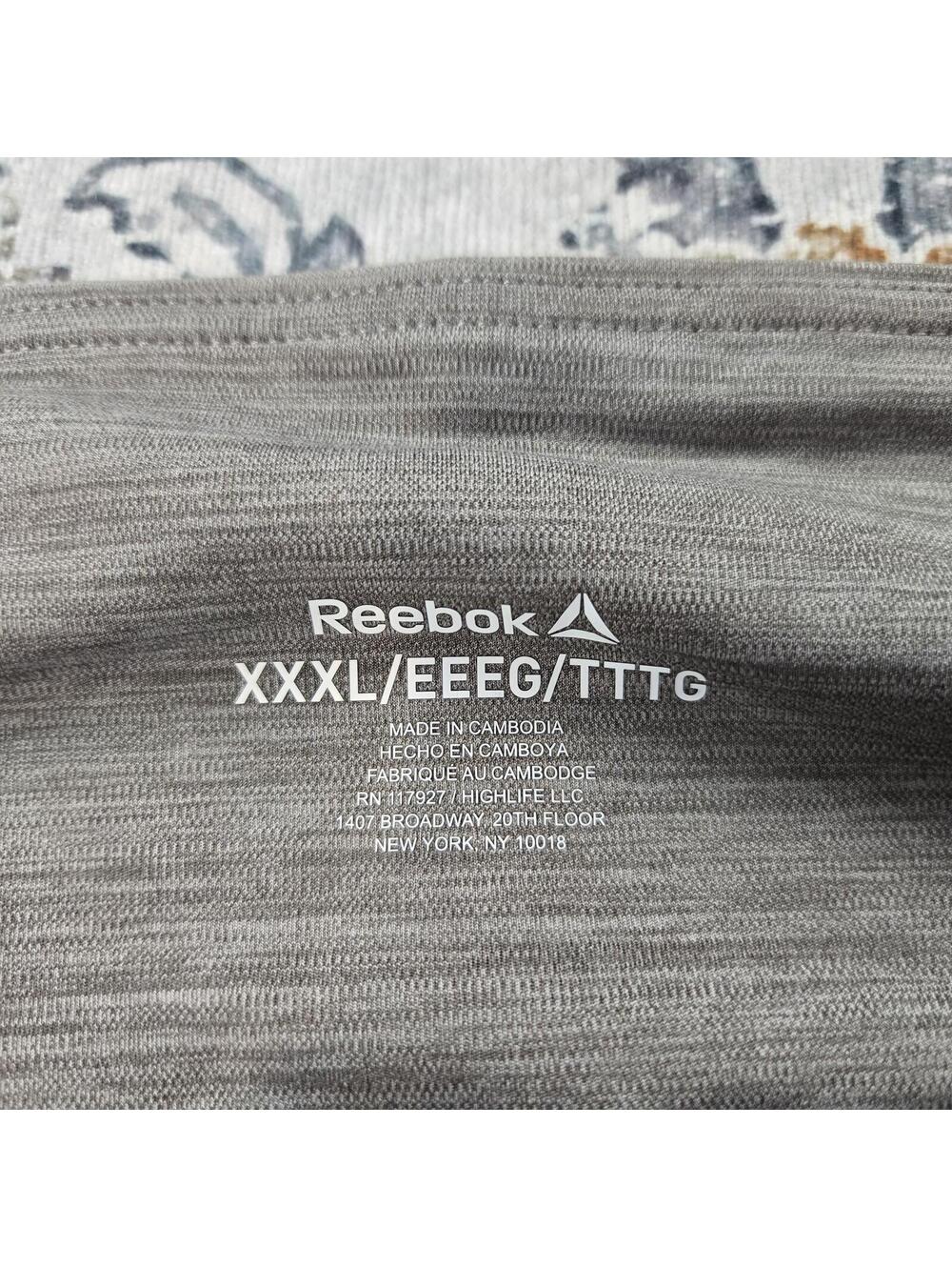 Reebok Gray Athletic Shorts Plus Size Women XXXL - Picture 4 of 6